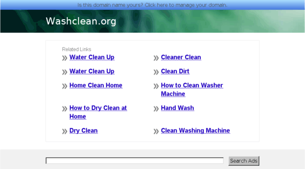 washclean.org