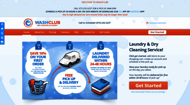 washclublaundry.com