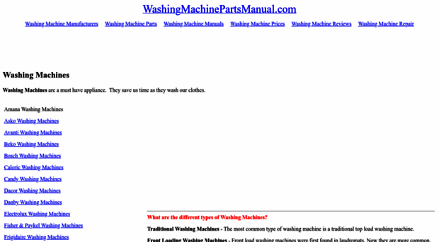 washingmachinepartsmanual.com