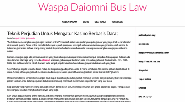 waspadaiomnibuslaw.id