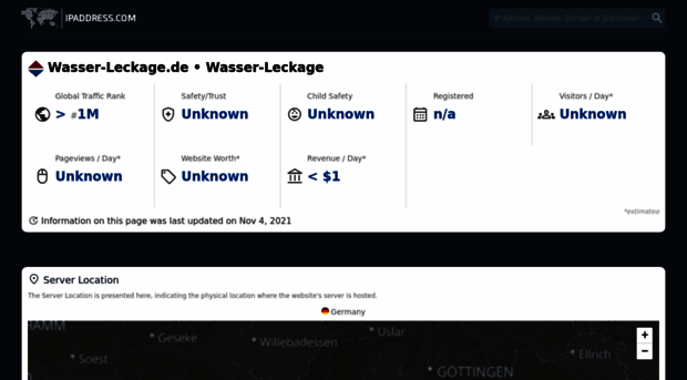 wasser-leckage.de.ipaddress.com