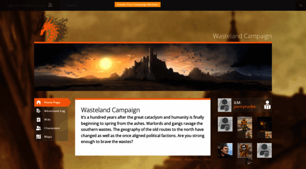 wasteland-campaign.obsidianportal.com