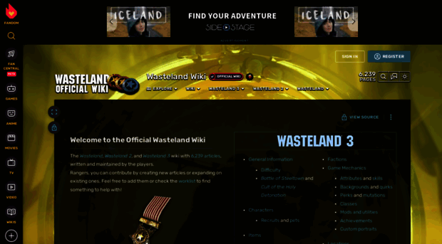 wasteland.gamepedia.com