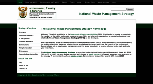 wastepolicy.environment.gov.za