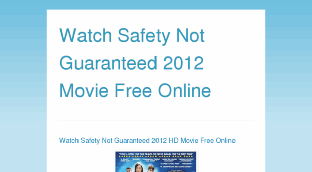 watch-safety-not-guaranteed-movie.blogspot.com