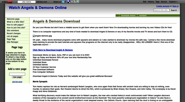 watchangelsanddemons.wikidot.com