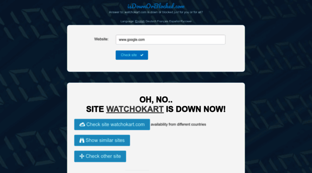 watchokart.com.isdownorblocked.com