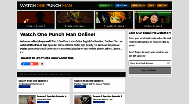 Watch One Punch Man Online