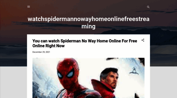 watchspidermannowayhomeonlinefree.blogspot.com