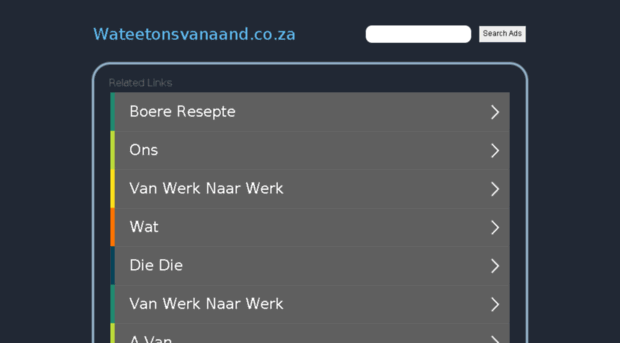 wateetonsvanaand.co.za