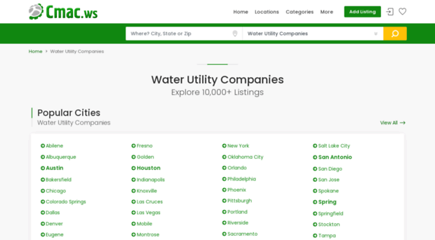 water-utility-companies.cmac.ws