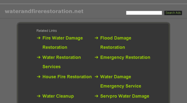 waterandfirerestoration.net