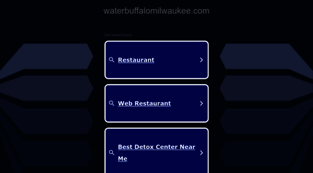 waterbuffalomilwaukee.com