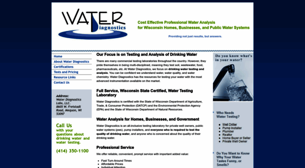 waterdiagnostics.net