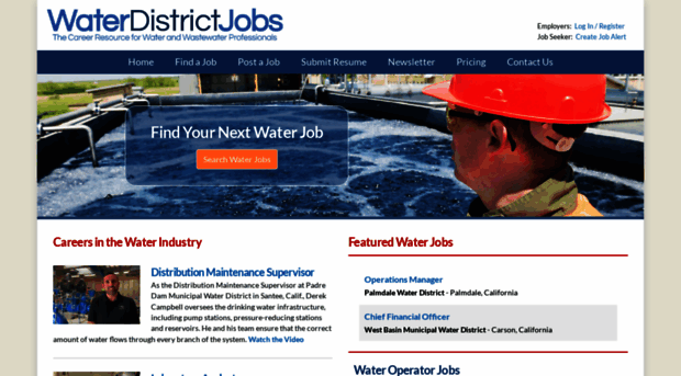 waterdistrictjobs.com