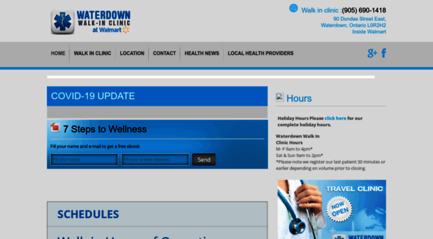 waterdownwalkinclinic.com