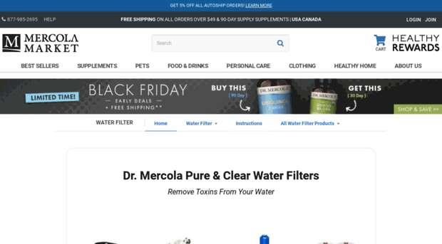 waterfilters.mercola.com