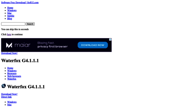 waterfox.soft32.com