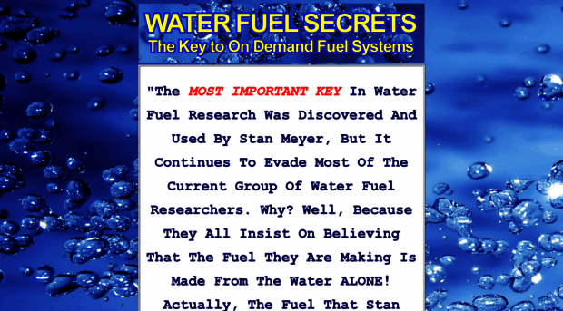 waterfuelsecrets.com