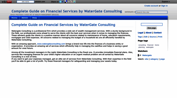 watergateconsulting.wikidot.com