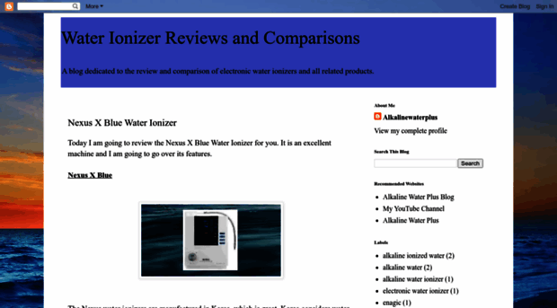 waterionizerreviewsandcomparisons.blogspot.com