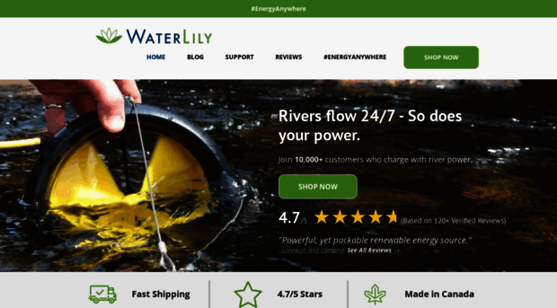 waterlilyturbine.com