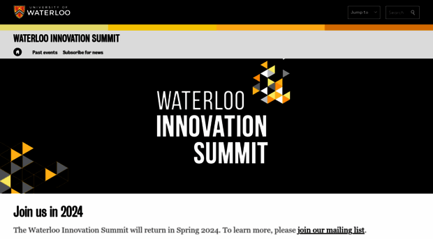 waterlooinnovationsummit.com