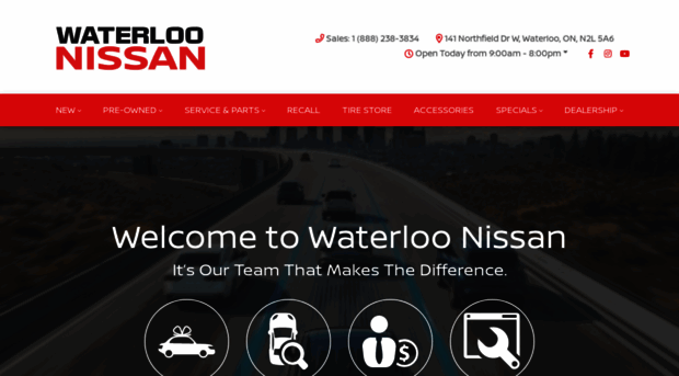 waterloonissan.com