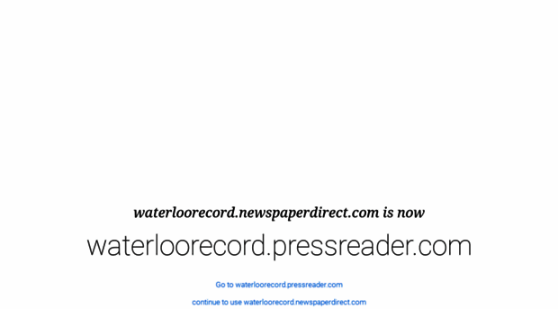 waterloorecord.newspaperdirect.com