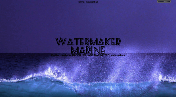 watermakermarine.com