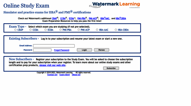 watermarkexams.com