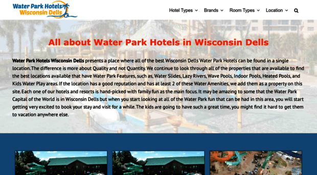 waterparkhotelswisconsindells.com