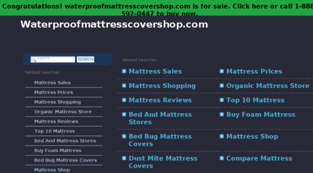 waterproofmattresscovershop.com