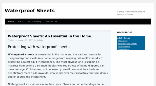 waterproofsheets.net