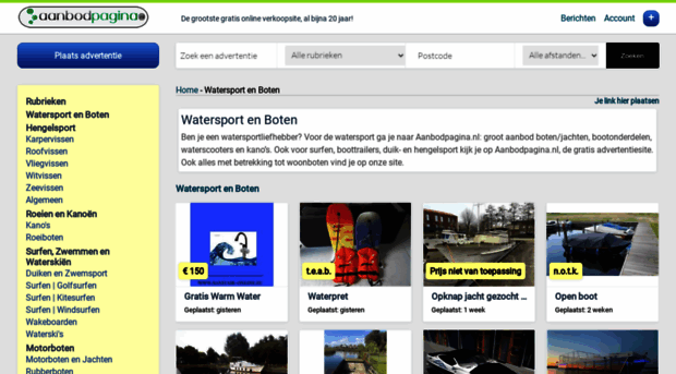 watersport.aanbodpagina.nl