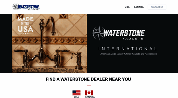 waterstonefaucetsintl.com