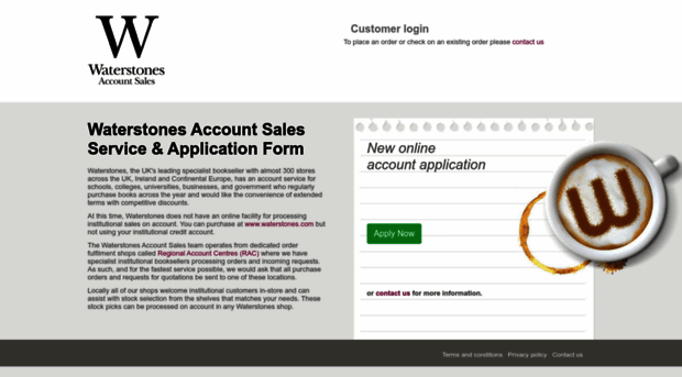 waterstonesaccountsales.com