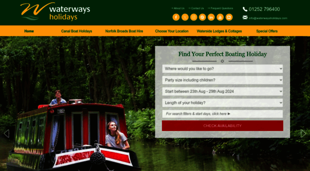 waterwaysholidays.com