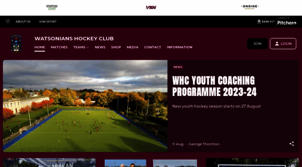 watsonianshockeyclub.com