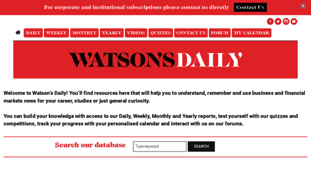 watsonsdaily.com