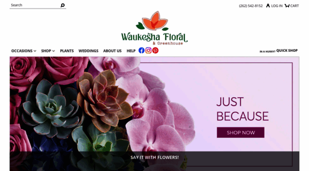 waukeshafloralandgreenhouse.com