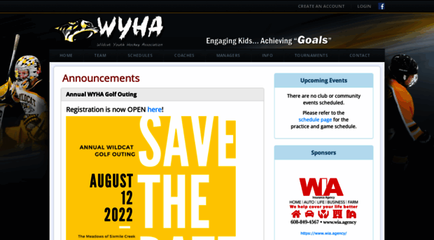 waunakeehockey.org