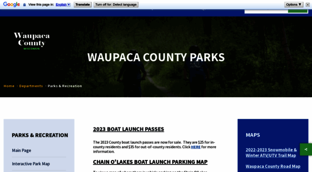 waupacacountyparks.com