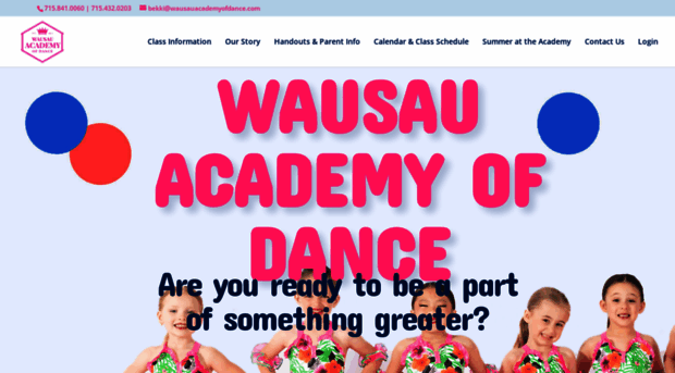 wausauacademyofdance.com