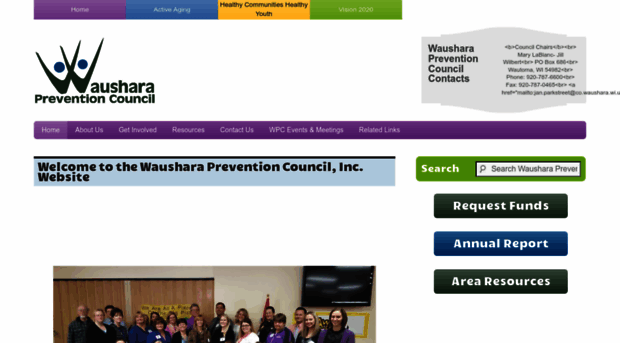 wausharapreventioncouncil.org