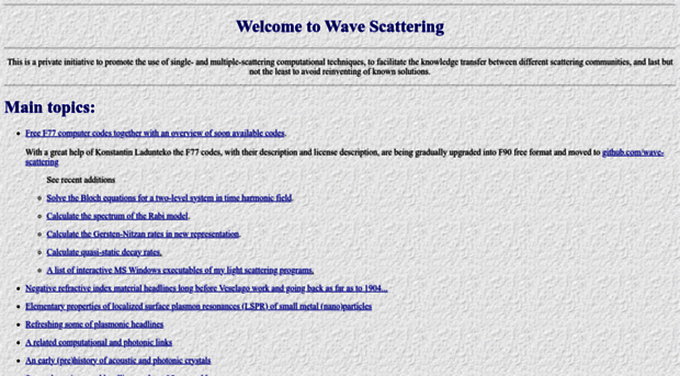 wave-scattering.com