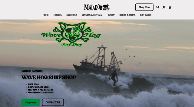 wavehogsurfshop.com