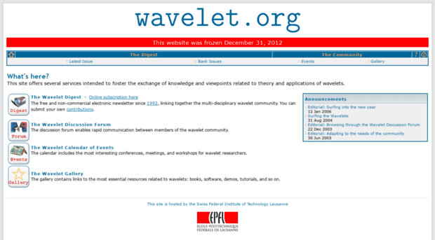 wavelet.org