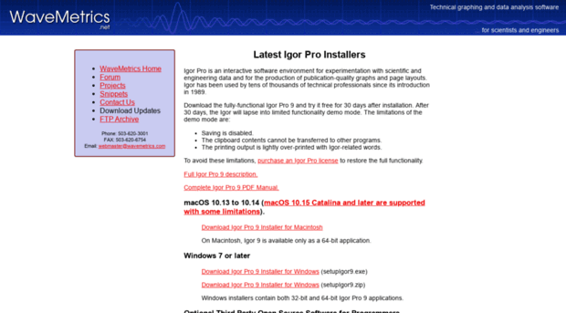 wavemetrics.net