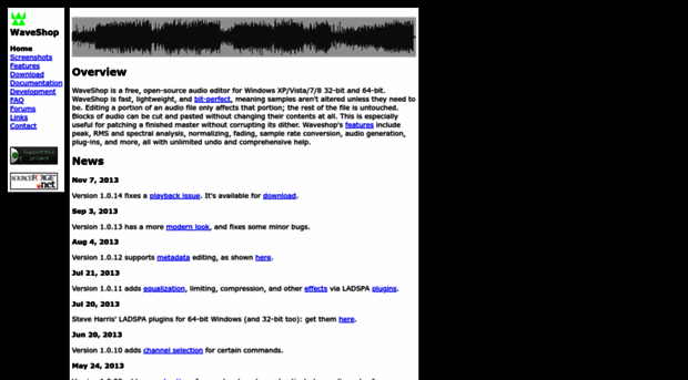 waveshop.sourceforge.net